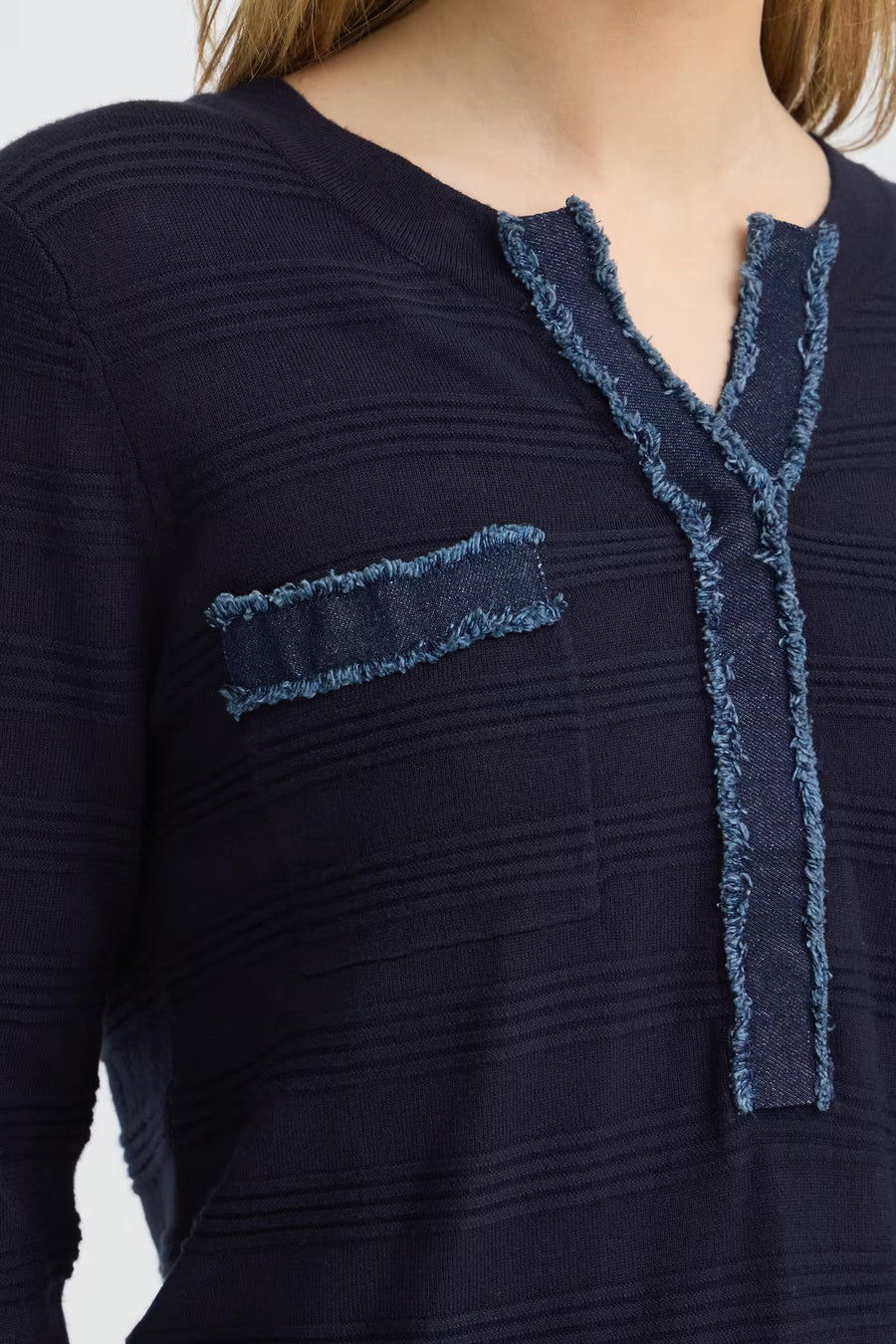 Pulz PZsara denim mix knit