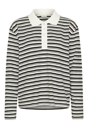 KAFFE KAmiala polo LS T shirt