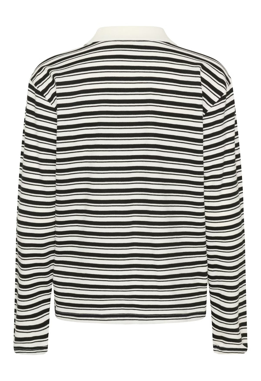 KAFFE KAmiala polo LS T shirt