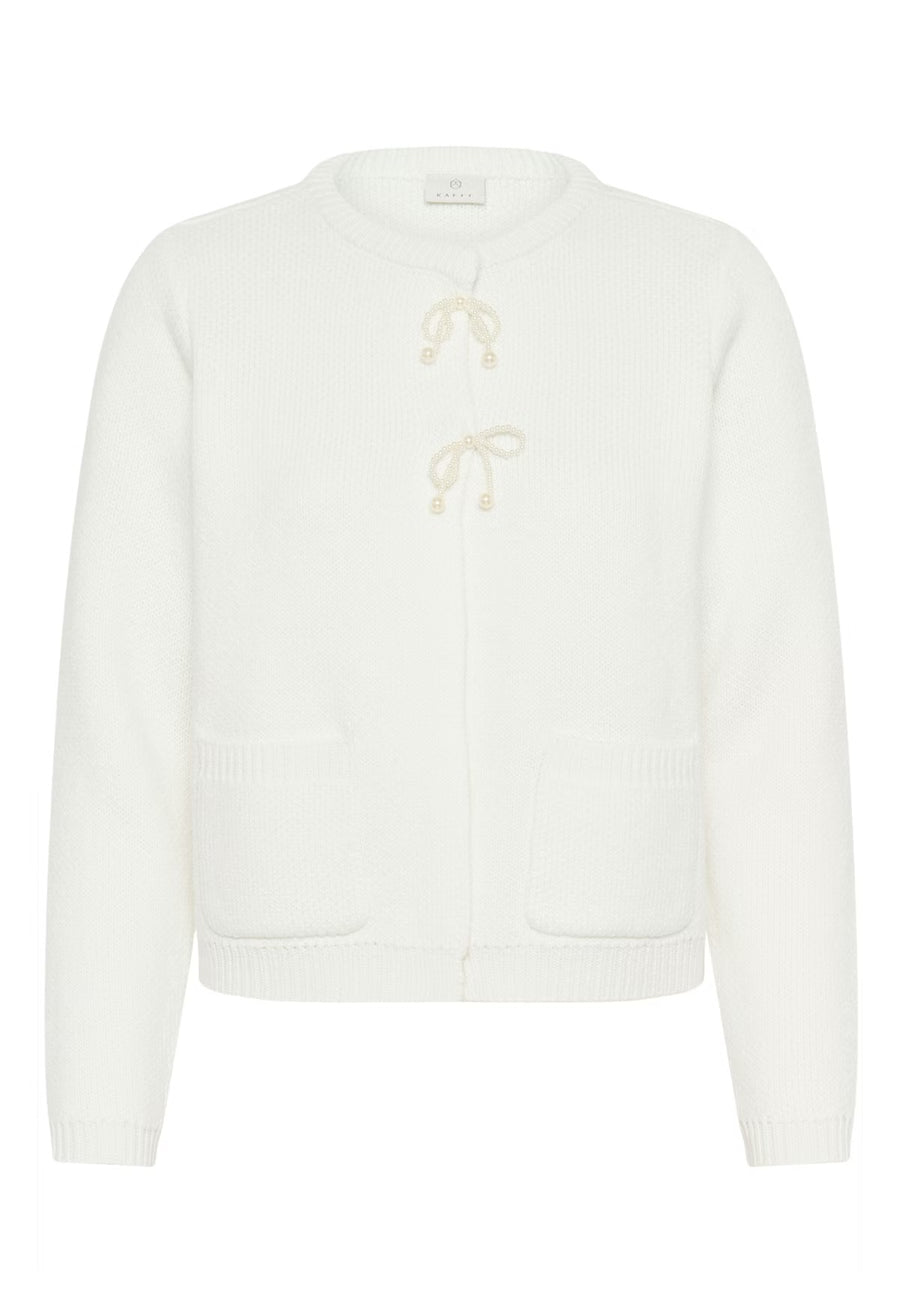 KAFFE KAbowie Cardigan chalk