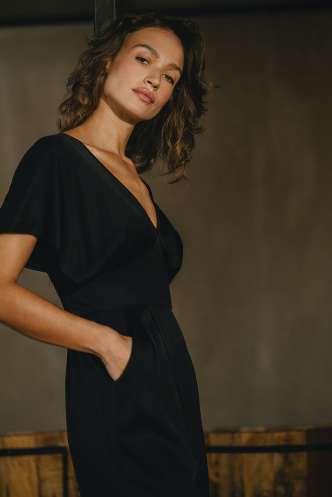 Traffic People Grace jumpsuit black
