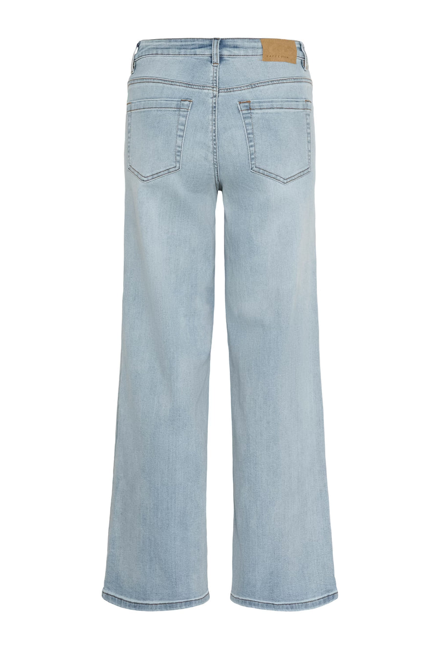 KAFFE KAbrook HW reg fit jeans light blue