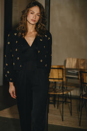 Traffic People Grace jumpsuit black