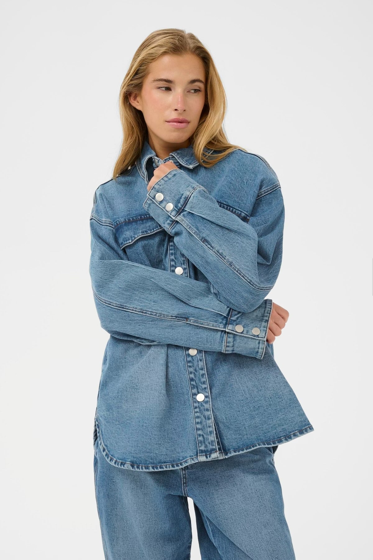 KAFFE KAleanne Denim Shirt