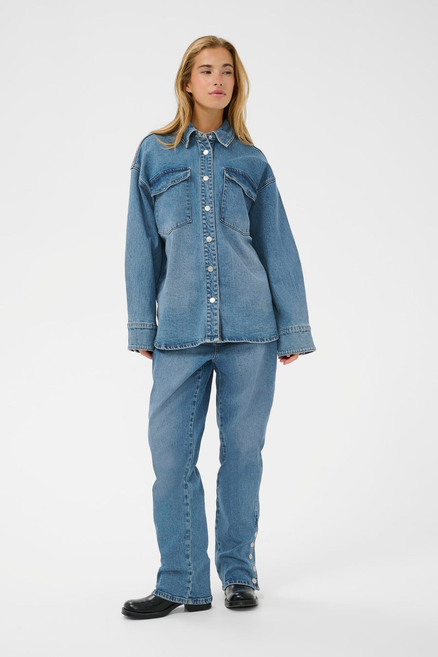 KAFFE KAleanne Denim Shirt