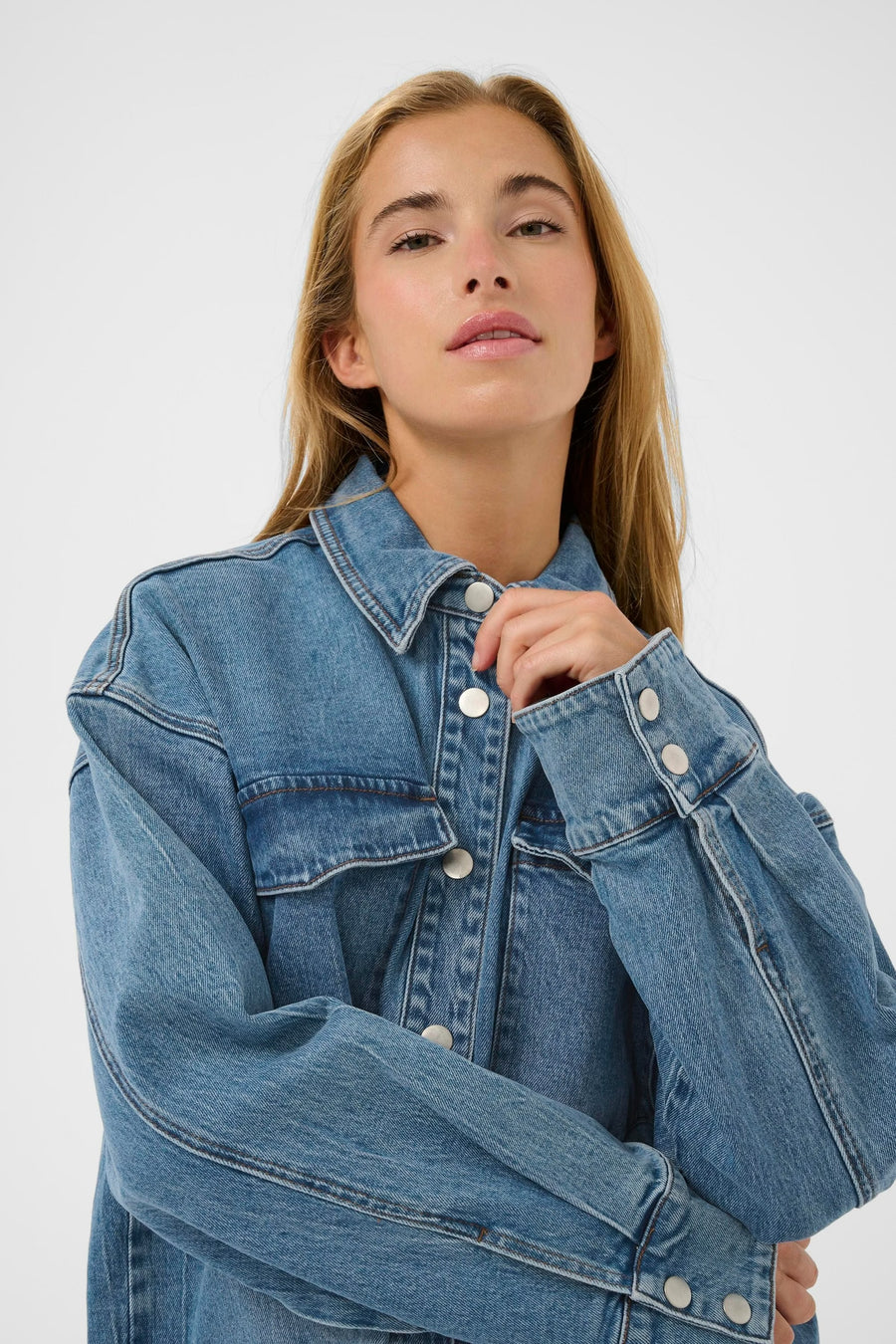 KAFFE KAleanne Denim Shirt