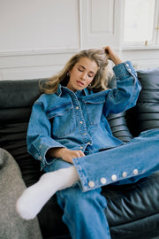 KAFFE KAleanne Denim Shirt