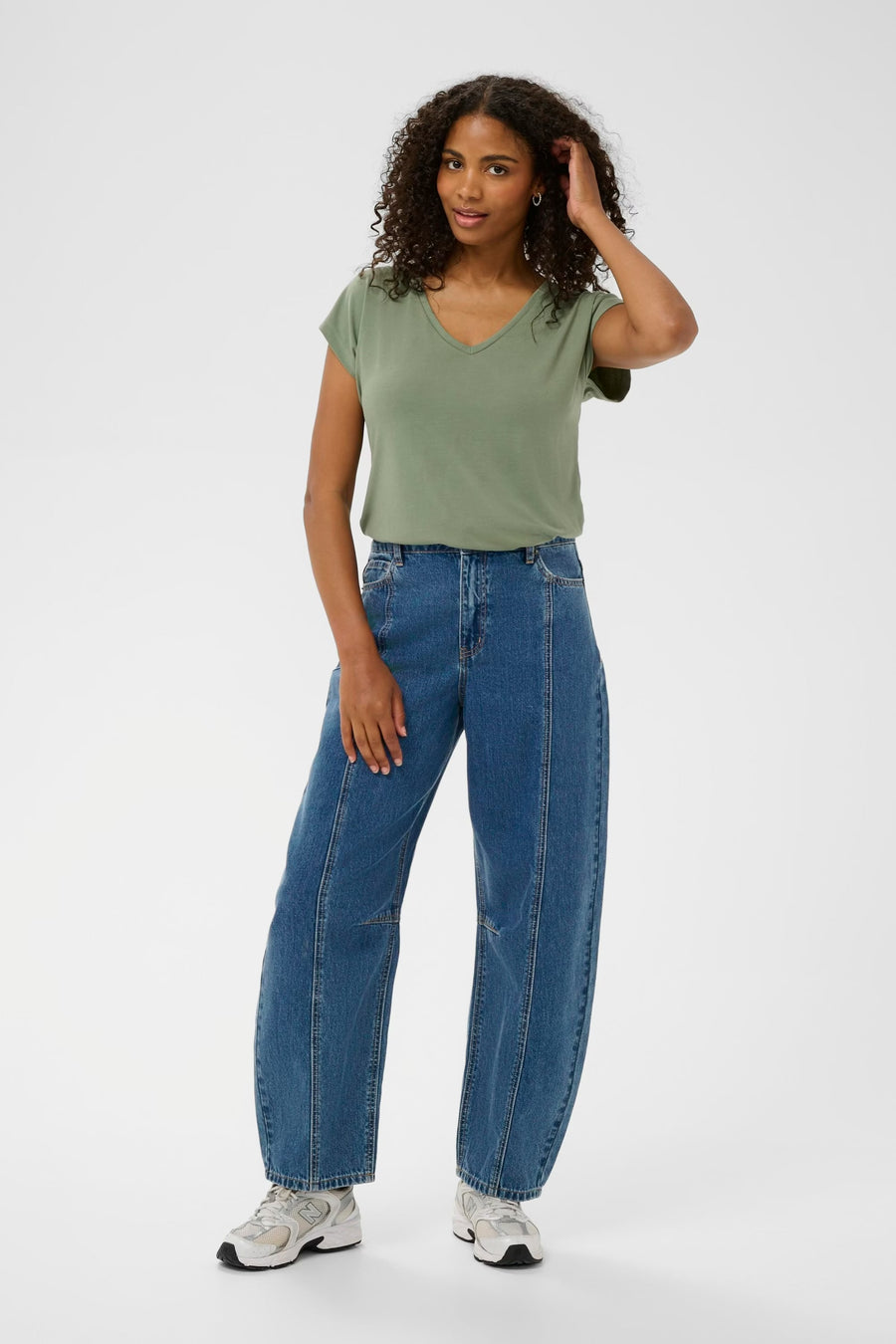 KAFFE KAross HW Barrel jeans