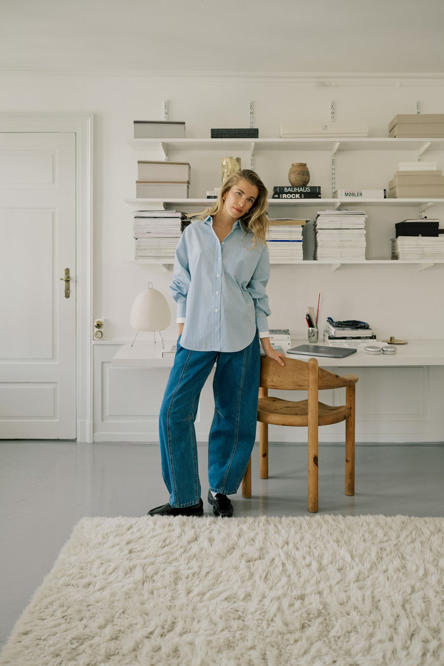 KAFFE KAross HW Barrel jeans