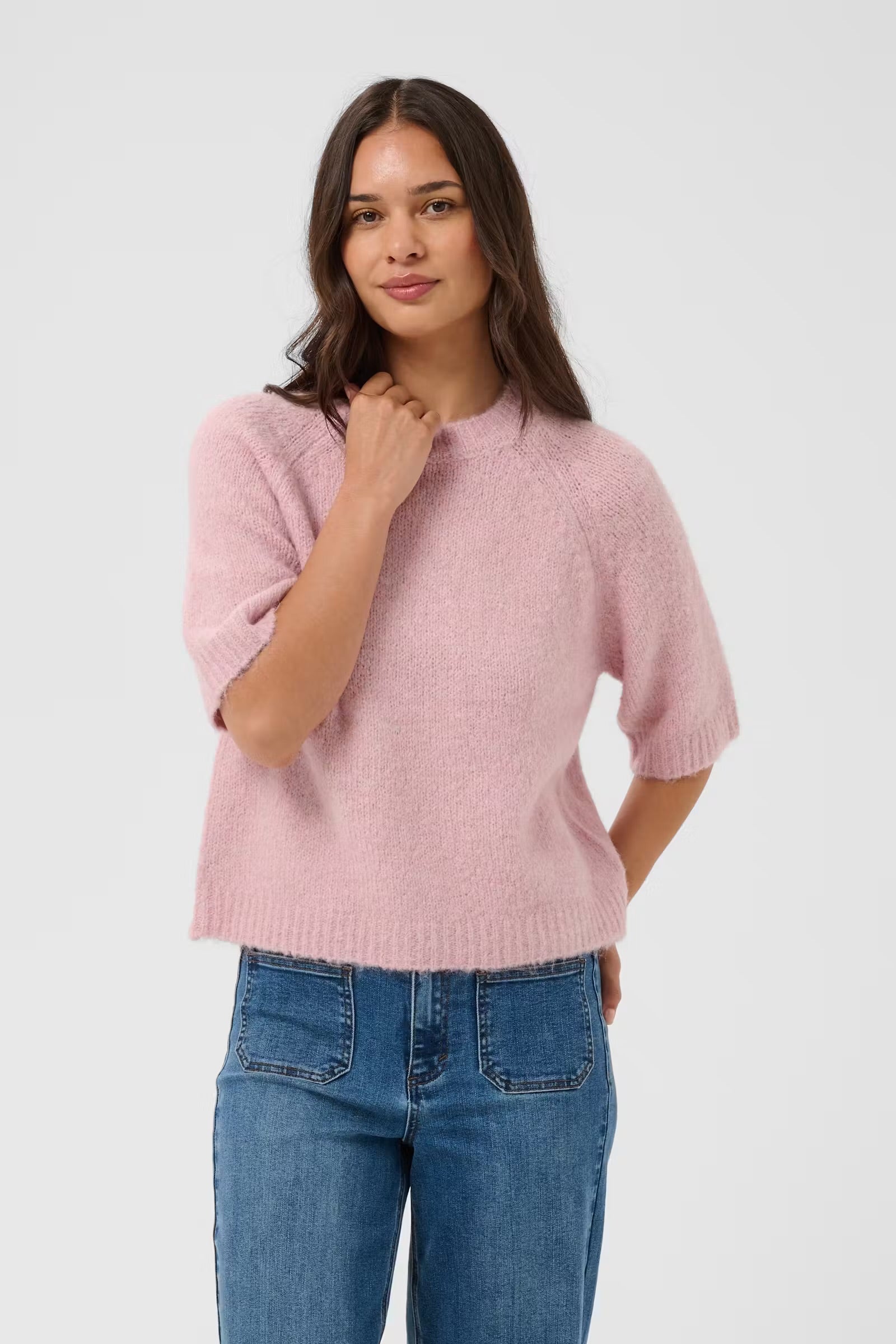 Kaffe KAemilie Cropped knit pullover