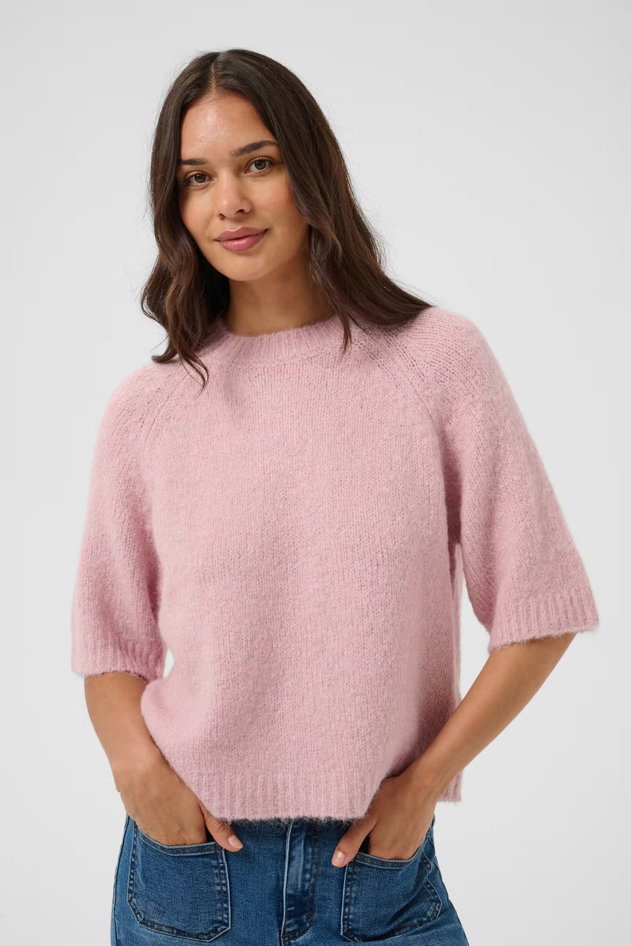 Kaffe KAemilie Cropped knit pullover