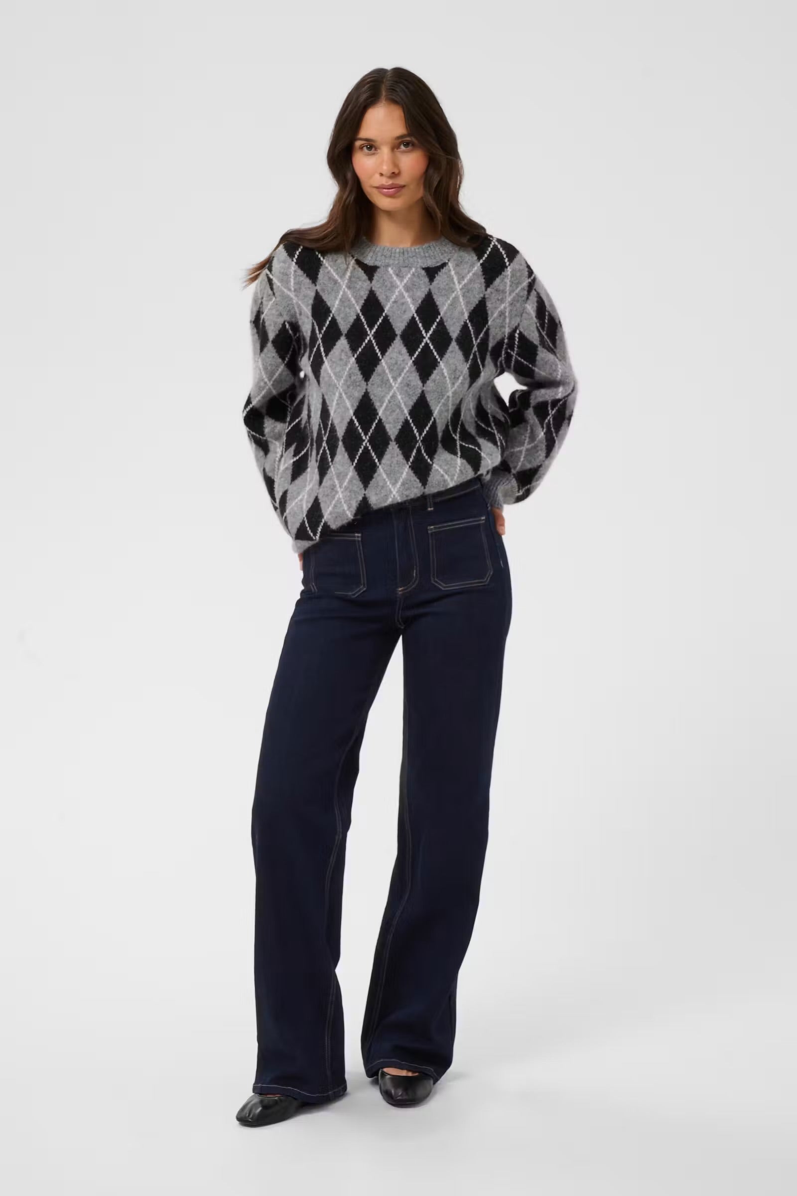 Kaffe KAbrook HW reg fit jeans dark navy