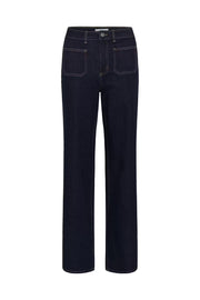 Kaffe KAbrook HW reg fit jeans dark navy