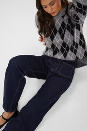 Kaffe KAbrook HW reg fit jeans dark navy