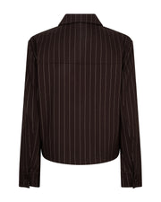 Red Button SRB5028 Jacket punta pinstripe brown