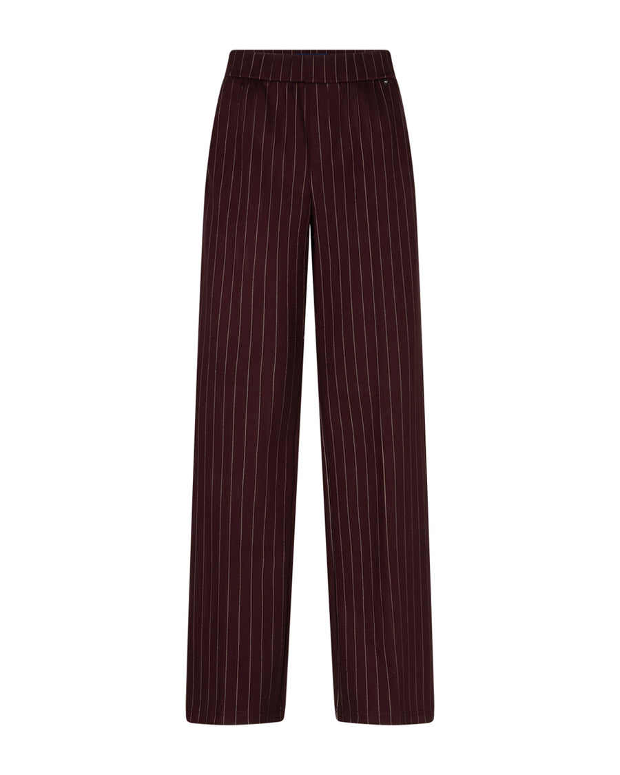 Red Button SRB5142 Colette Punta pinstripe burgundy