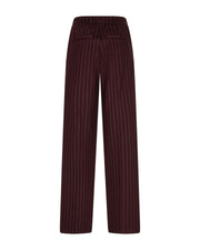 Red Button SRB5142 Colette Punta pinstripe burgundy