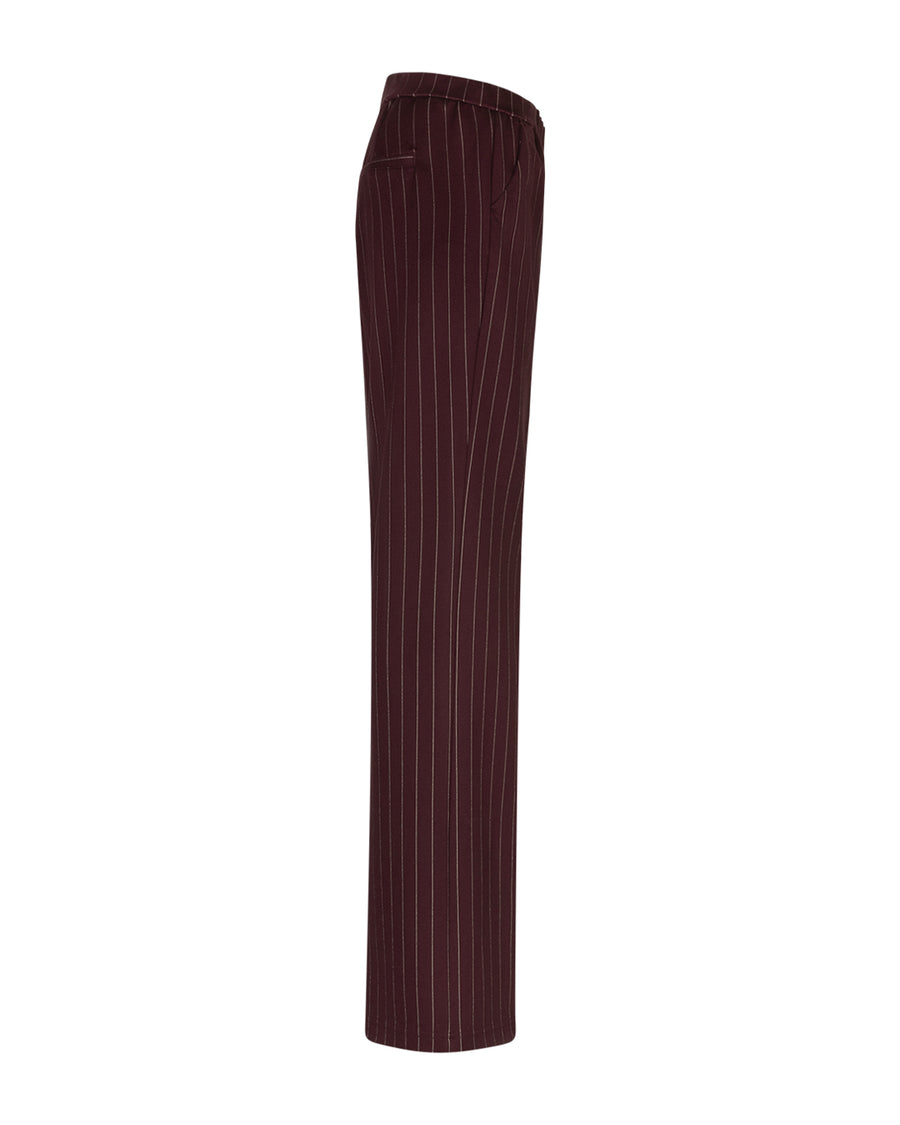 Red Button SRB5142 Colette Punta pinstripe burgundy