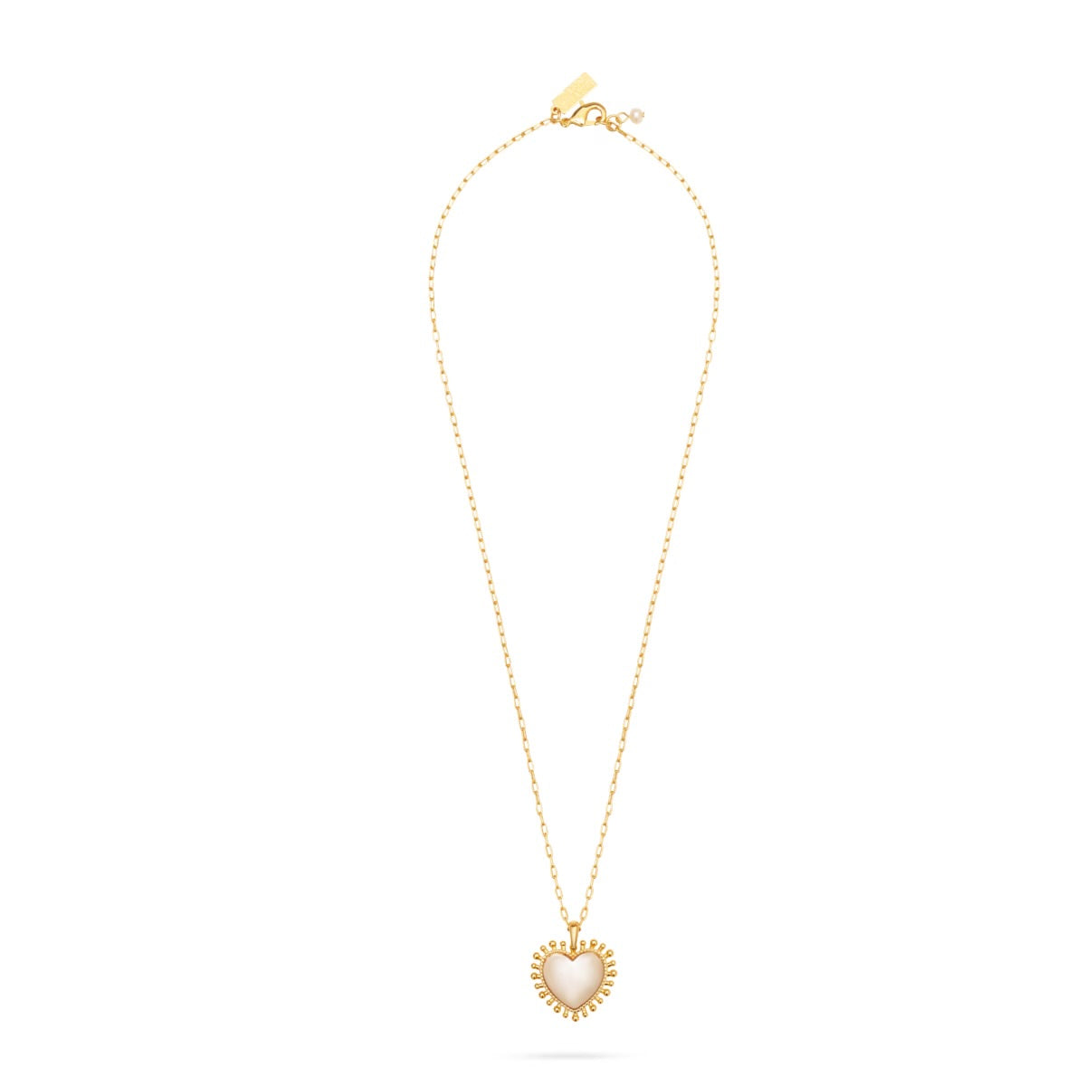 Talis Chains Mini Heart pentant necklace MoP