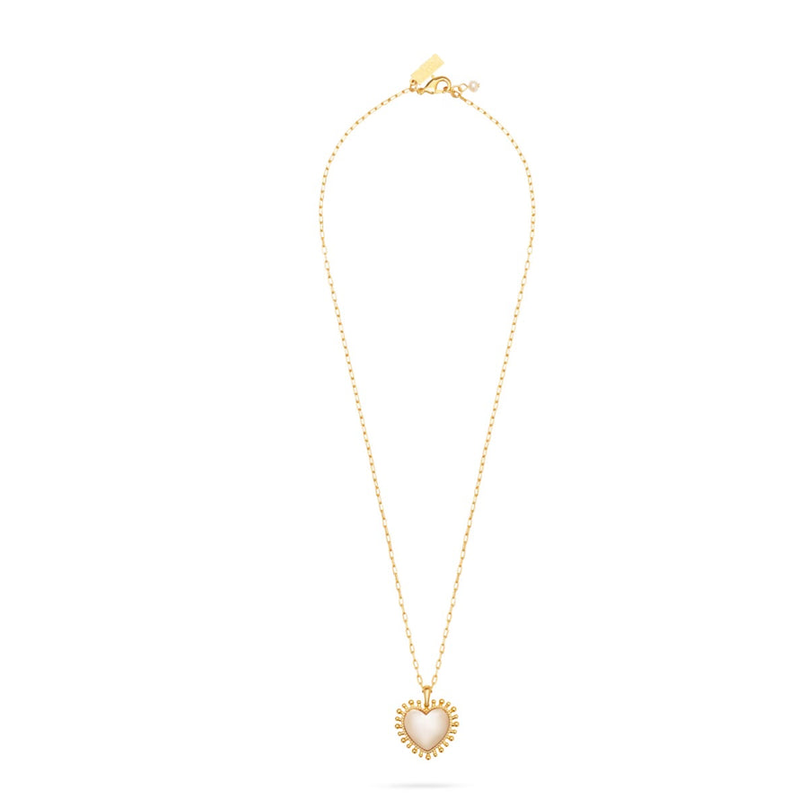 Talis Chains Mini Heart pentant necklace MoP