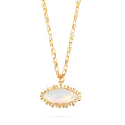 Talis Chains Eye Pendant necklace Opal