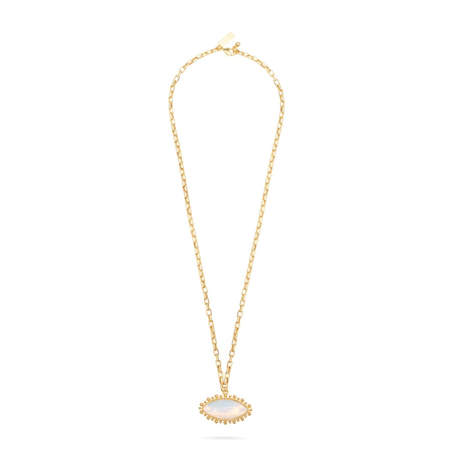Talis Chains Eye Pendant necklace Opal