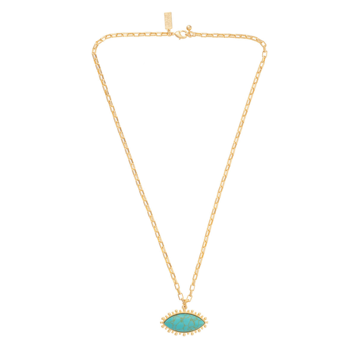 Talis Chains Eye Pendant necklace Turquoise