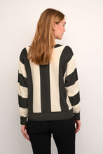 Load image into Gallery viewer, CULTURE CUannemarie Stripe V neck pullover
