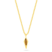 Talis Chains Oval Kite Pentant necklace Tigers eye