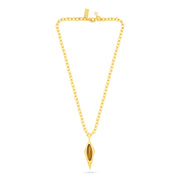 Talis Chains Oval Kite Pentant necklace Tigers eye