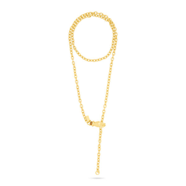 Talis Chains Wrap Chain necklace Tigers eye 85cm