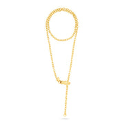 Talis Chains Wrap Chain necklace Tigers eye 85cm