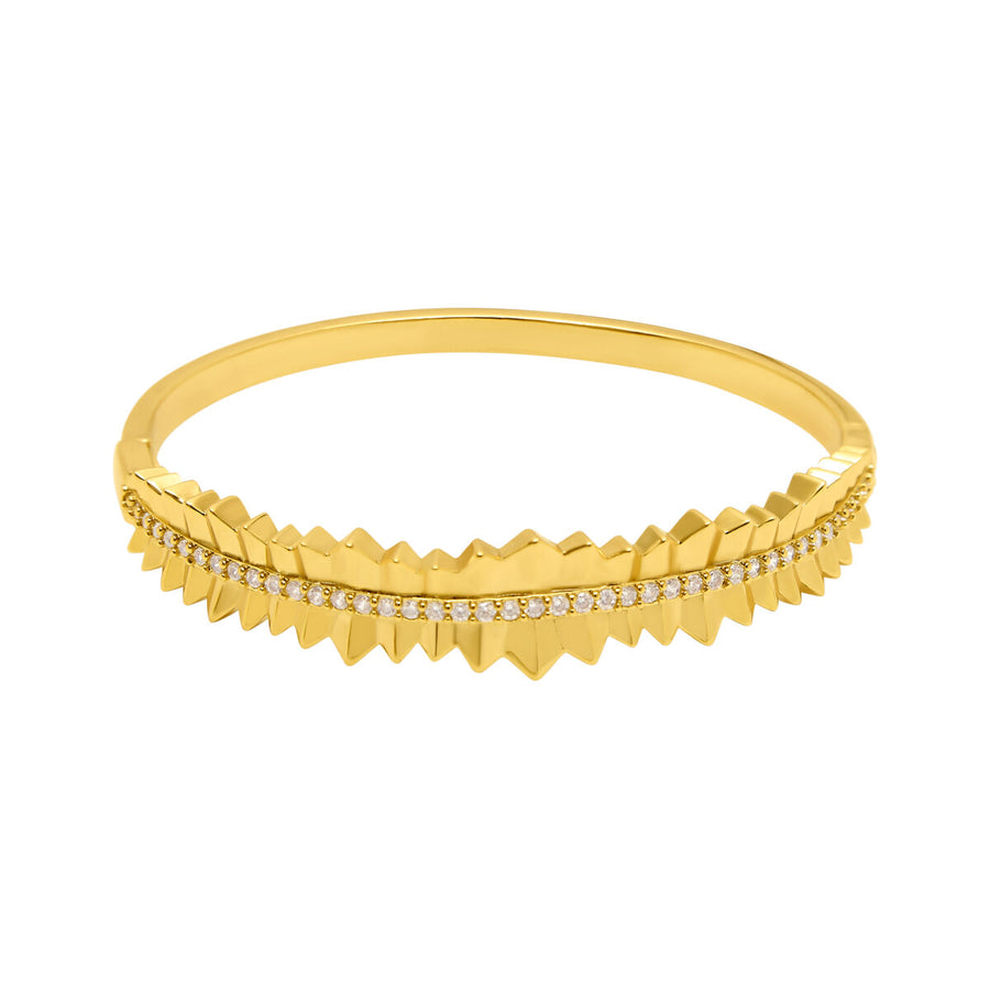 Talis Chains Feather Bangle gold