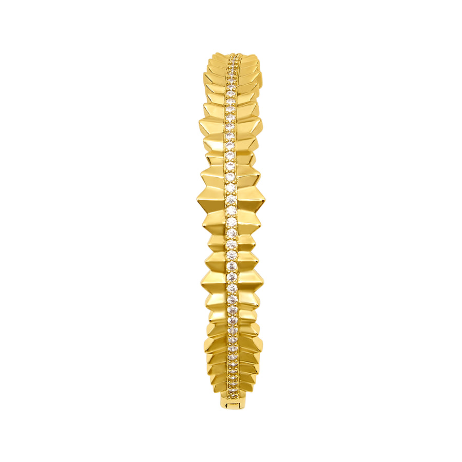 Talis Chains Feather Bangle gold