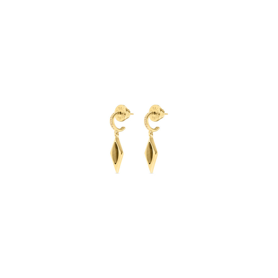 Talis Chains Oval kite earrings t tigers eye