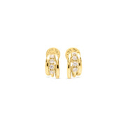 Talis Chains Mini Claw earrings CZ