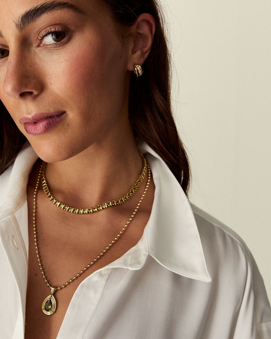 Talis Chains Mini Claw earrings CZ