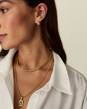 Talis Chains Mini Claw earrings CZ