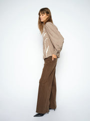 Mos Mosh MMDara shadow pant choc