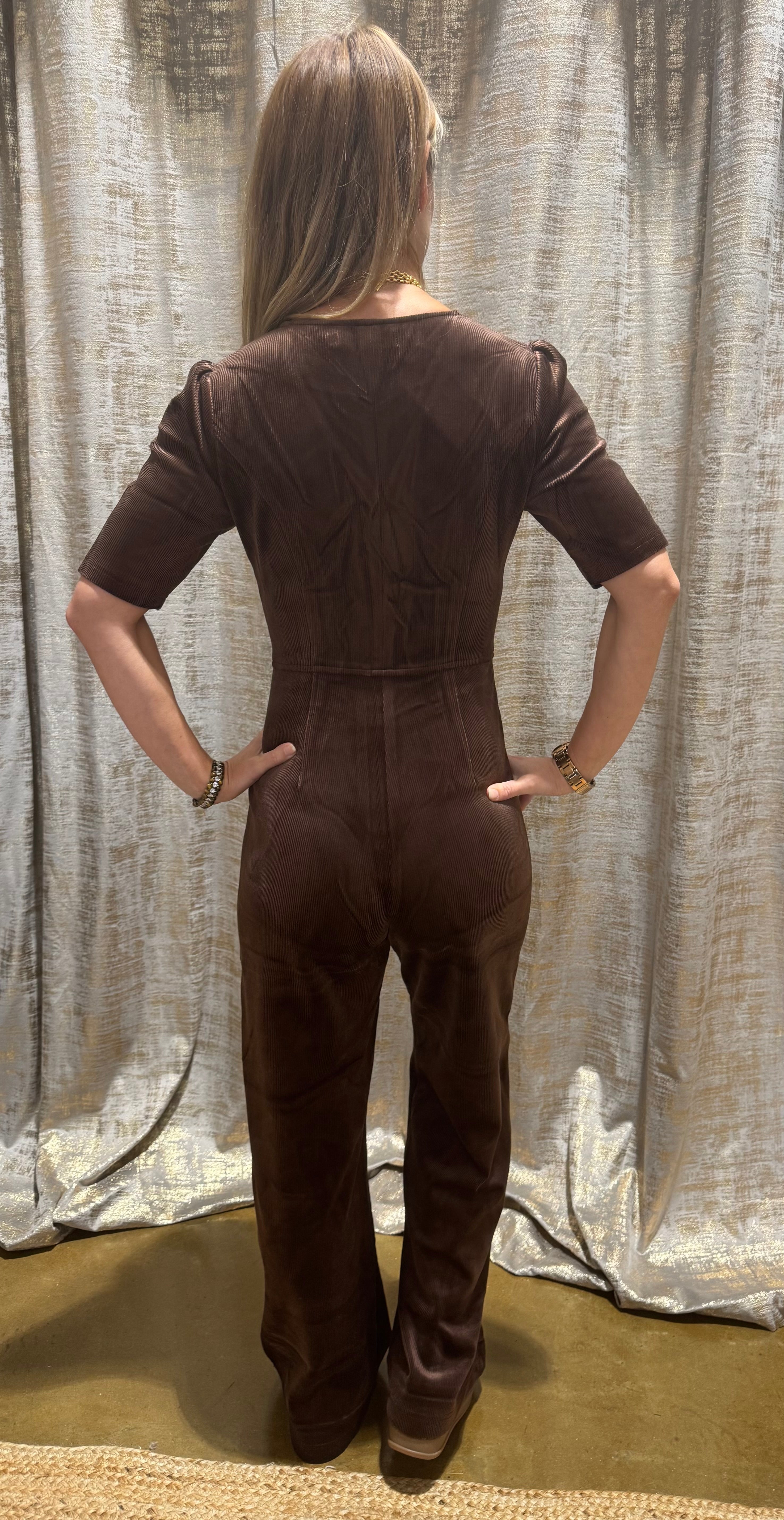 Traffic People Clan Jumpsuit brown
