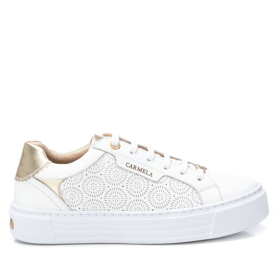 Carmela 162058 White leather trainers