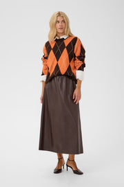 Culture CUargyle pullover orange