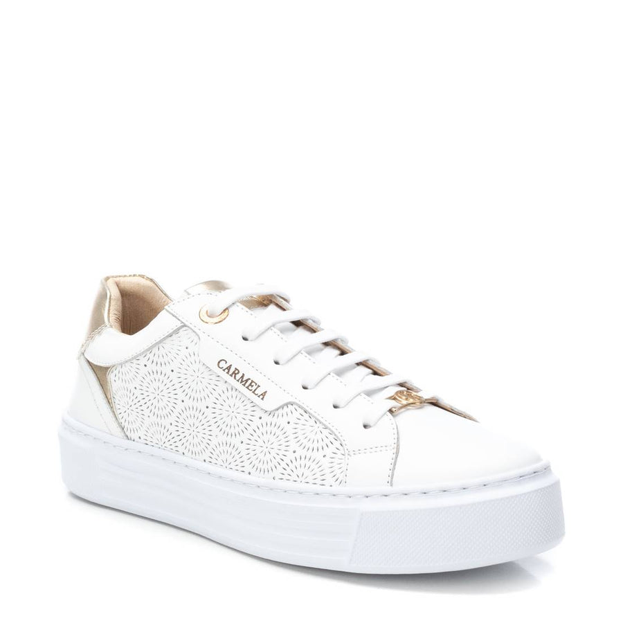 Carmela 162058 White leather trainers