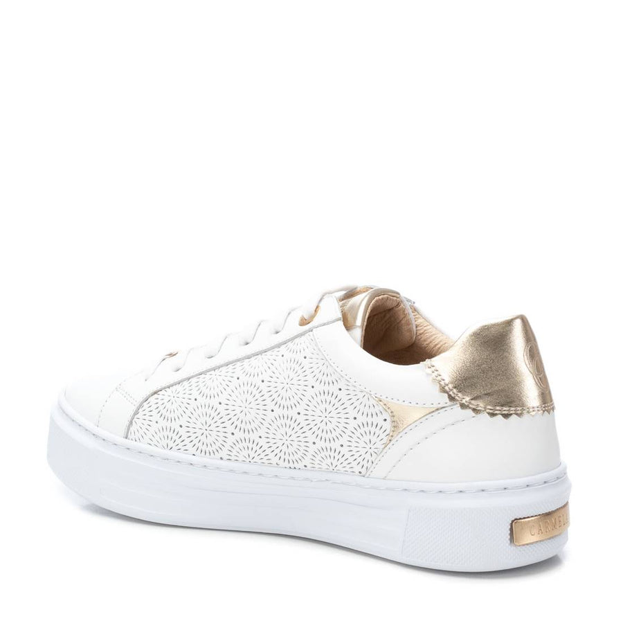 Carmela 162058 White leather trainers