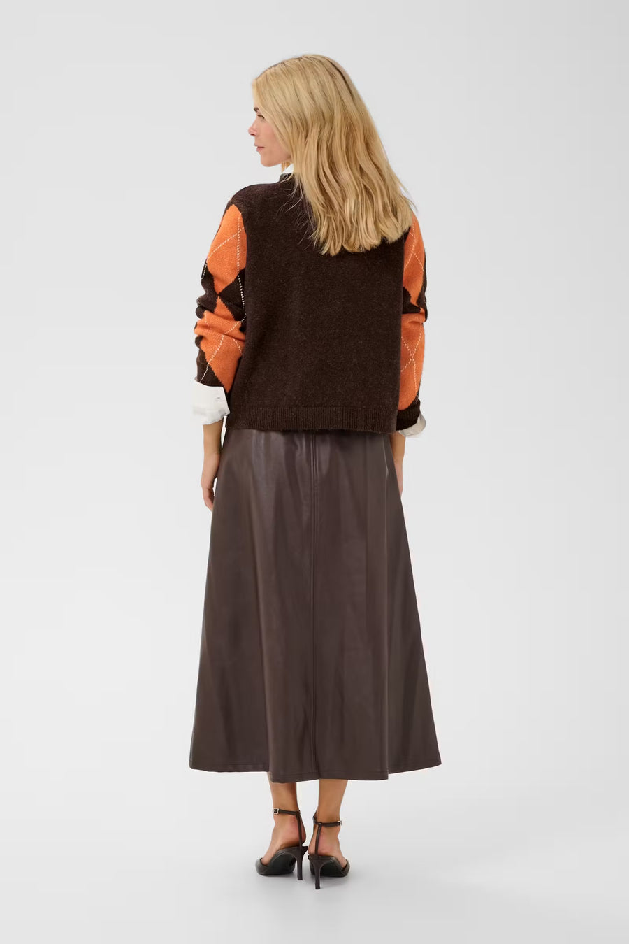 Culture CUargyle pullover orange