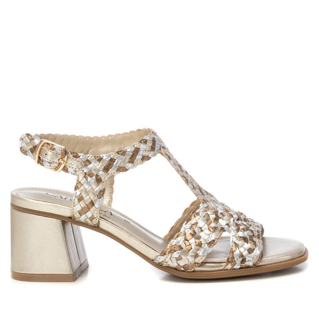 Carmela 162190 Gold leather sandals