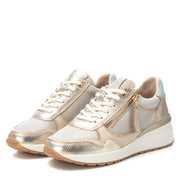 Carmela 162268 Gold leather trainer