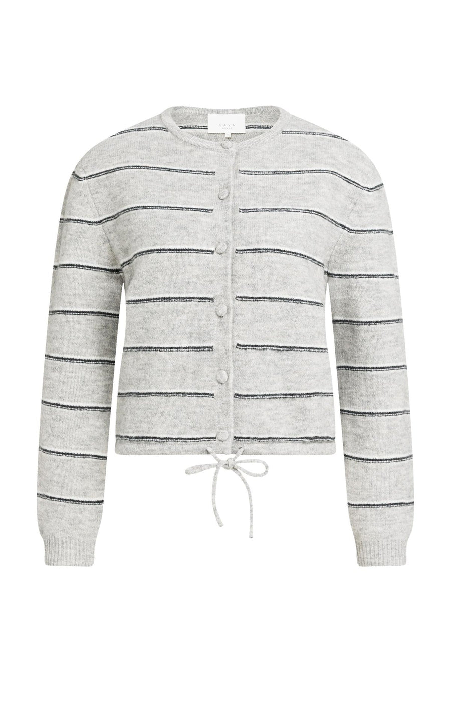 Yaya 01-010168 Knitted Striped cardigan