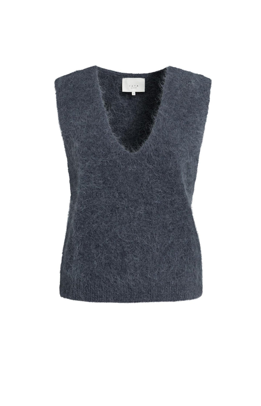 Yaya 01-000635 Spencer with deep v neck