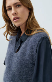 Yaya 01-000635 Spencer with deep v neck